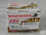 333 Rounds Winchester .22 Long Rifle Ammo. 36 Grain Copper Plated Hollow Point. 1280 FPS