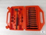 New 15 Piece Brass and Steel Gunsmith Punch and Hammer Set