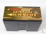 100 Count Barnes Match Burners .30 Caliber .308 175 Grain Match Boat Tail Bullets for reloading