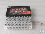 50 Rounds CCI Blazer 9mm Ammo. 115 grain FMJ