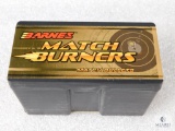 100 Count Barnes Match Burners .30 Caliber .308 175 Grain Match Boat Tail Bullets for Reloading