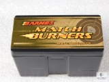 100 Count Barnes Match Burners .30 Caliber .308 175 Grain Match Boat Tail Bullets for Reloading