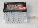 50 Rounds CCI Blazer 9mm ammo. 115 Grain FMJ