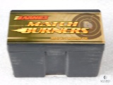 100 Count Barnes Match Burners .30 Caliber .308 175 Grain Match Boat Tail Bullets for Reloading