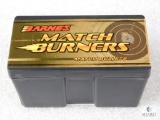 100 Count Barnes Match Burners .30 Caliber .308 175 Grain Match Boat Tail Bullets for Reloading