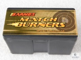 100 Count Barnes Match Burners .30 Caliber .308 175 Grain Match Boat Tail Bullets for Reloading