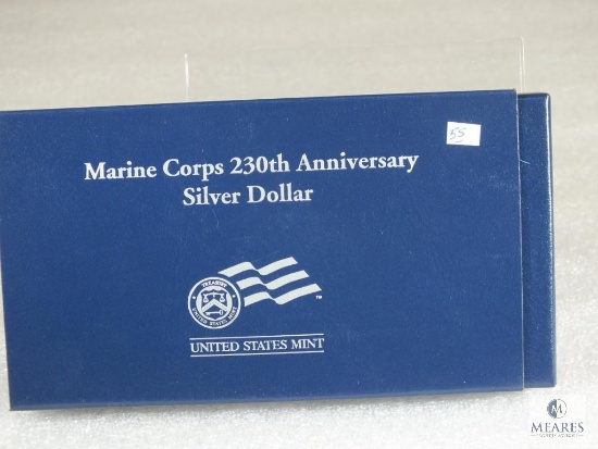 US Mint 2005 Marine Corps 230th Anniversary Silver Dollar