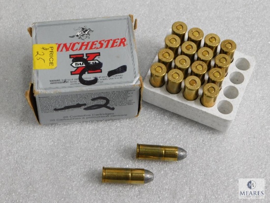 18 Rounds Winchester .45 Colt 255 Grain Lead Round Nose Ammo
