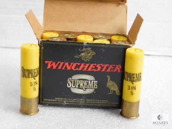 10 Rounds Winchester 20 Gauge 3" Double X Turkey Loads 5 Shot Shells