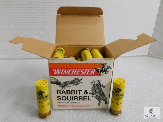 25 Rounds Winchester Rabbit & Squirrel 20 Gauge 6 Shot 2-3/4" Shells
