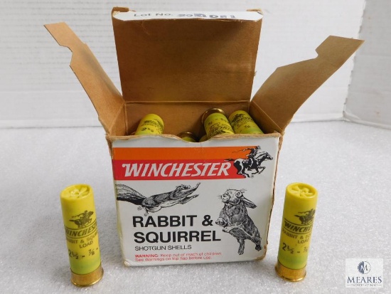 25 Rounds Winchester Rabbit & Squirrel 20 Gauge 6 Shot 2-3/4" Shells