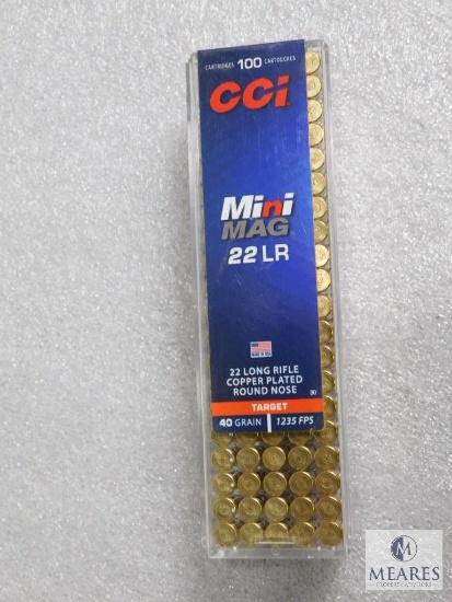 100 Rounds CCI Mini-Mag .22LR 40 Grain Target Ammo