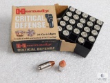 25 Rounds Hornady Critical Defense .380 ACP 90 Grain FTX Ammo