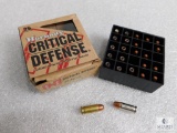 24 Rounds Hornady Critical Defense .25 Auto 35 Grain FTX Ammo