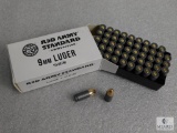 50 Rounds Red Army Standard Ammunition 9mm Luger 115 Grain FMJ