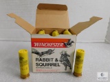 25 Rounds Winchester Rabbit & Squirrel 20 Gauge 6 Shot 2-3/4