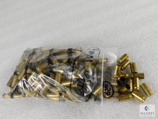 250 Count 9mm Brass Casings for Reloading - Once Fired