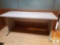 Metal and Wood Desk/Worktable