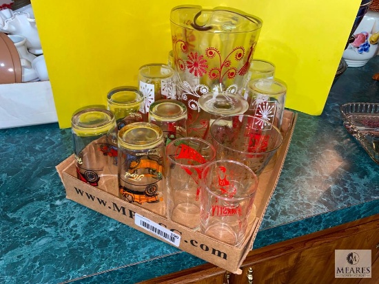 Great Vintage Drinkware Assortment