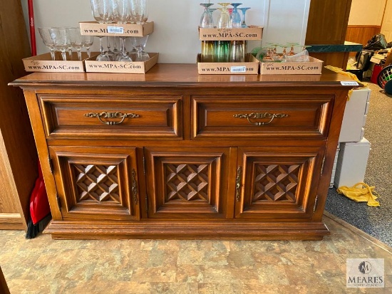 Vintage Wooden Buffett