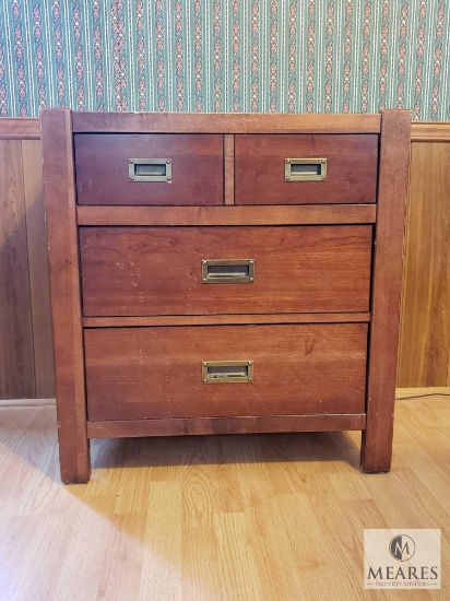 Vintage Alexander Julian by Vaughn-Bassett Three-Drawer Nightstand