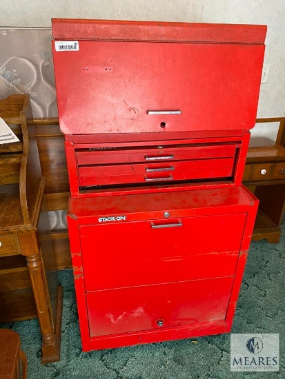 Stack-On Two-Section Rolling Tool Chest