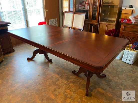 Stunning Double Pedestal Dining Table