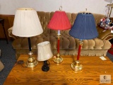 Lot of Four Table Lamps