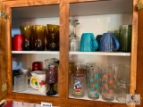 Drinkware Contents of Upper Kitchen Cabinets