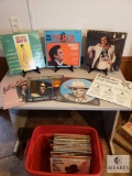 Large Assortment of Vinyl Record Albums