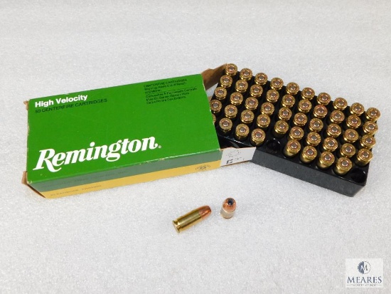 50 Rounds Remington 9MM Luger +P 115 Grain Jacketed Hollow Point