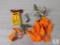 Pair of 6 Pin Trailer Brake Connectors, Ratchet Strap & Cen-Tech Digital Multimeter