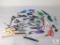 Lot of Assorted Scissors, Wire Brushes, and Cleaning Brushes