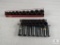 Lot - 2 Deep Socket Sets and 1/2