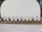 Wood Shelf with 21 Glass Jars with Assorted Fasteners