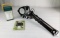 Lot - Magnifying Adjustable Desk Clamp-on Lamp, LED Headlamp and Energizer Lantern