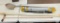 Lot Survey Height Gauge, Dewalt Tripod, and Shovel