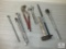 Lot Large Tools - Adjustable Wrench, Hammer, Breaker Bars, 3/4