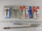 Lot of 5 Precision Freud Bits, Screw Extractor and Deburring Bit on Extension