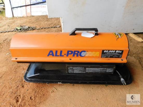 All-Pro 60,000 BTU Multi-Fuel Torpedo style Heater Blower