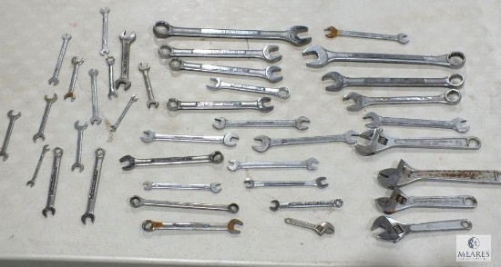 Lot of 39 Assorted Combination Wrenches