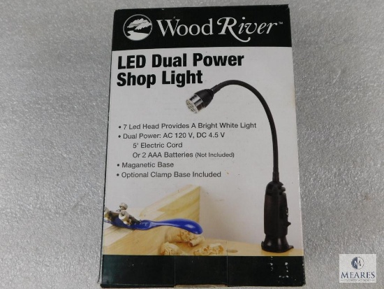 New Wood River LED Dual Power Shop Light Magnetic Base