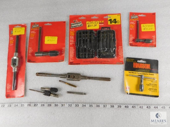Lot Vermont American Tap Wrenches, Taps and Tap & Reamer Wrench