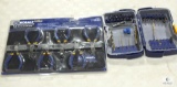 Lot Kobalt Speed Kit Bits and New 6 pc Set of Mini Pliers with Zipper Case