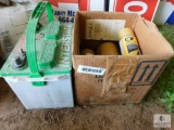 Lot Interstate Battery, 2 New Cat Fuel Filters & Cat Yellow Paint