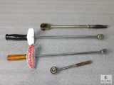 Lot Craftsman & Wizard Torque Wrenches, Snap-On Ratchet Wrench & Small Ratchet