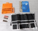 Lot Screwdriver Bit Set and Assorted Driver Bits, Delta Bandsaw Blade & Organizer Pouch
