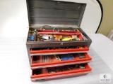 Craftsman 3 Drawer Toolbox with Assorted Tools, Bits, and Supplies