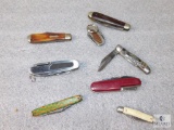 Lot of 8 Assorted Vintage Pocket Knives