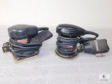 Lot of Craftsman Palm Sanders (1) Random Orbital Sander & (1) 1/4 Sheet Sander